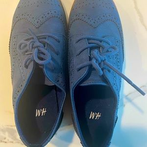 Size 12 Youth H&M Navy Dress Shoes